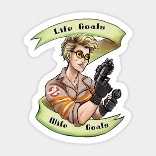 Holtzmann Life goals, wife goals Sticker